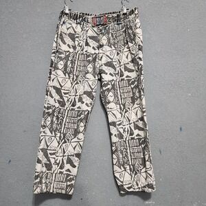Vintage Exhaust Hip Hop Jogger Pants  Size Large Tribal Print